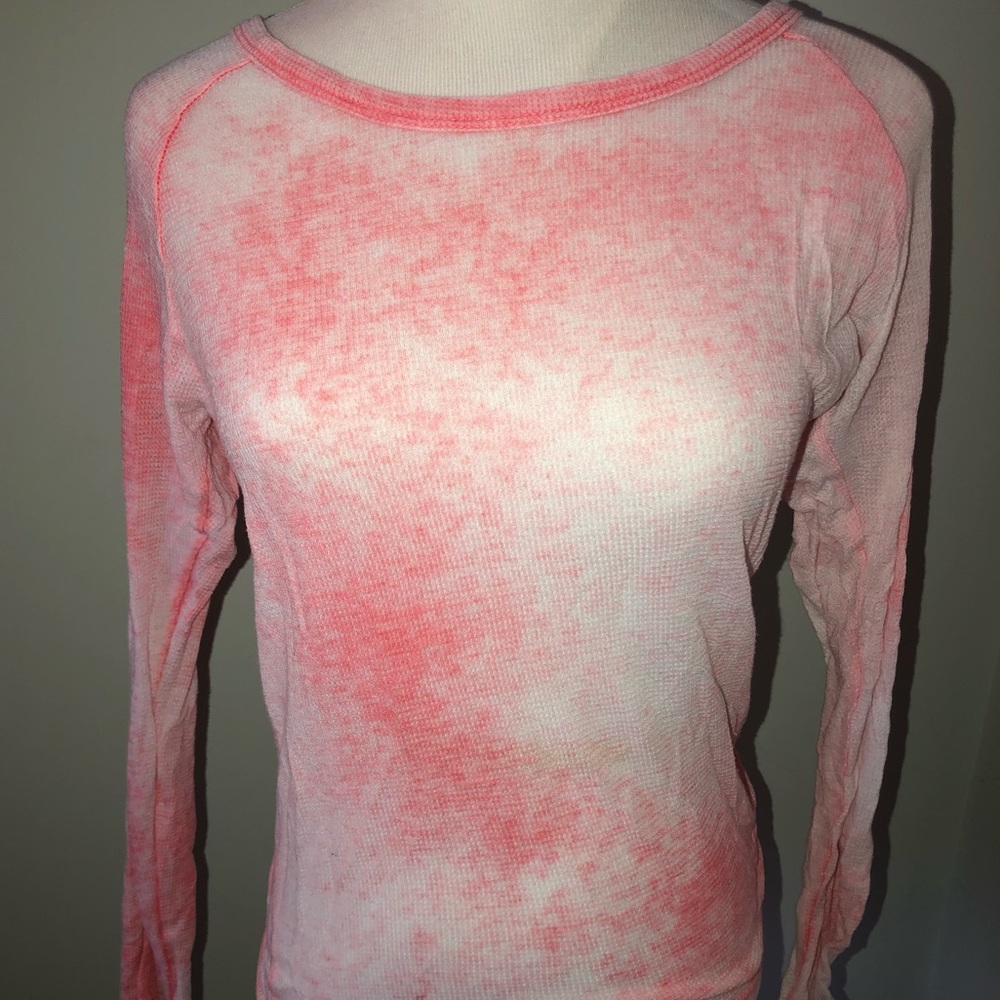Delias Long-Sleeve Pink/White Top